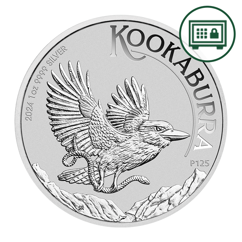 Image for 1 oz Silver Australian Kookaburra (2024) - Secure Storage from TD Precious Metals
